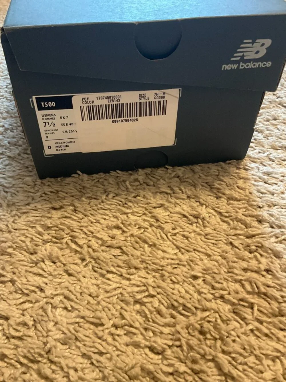 j.crew x new balance t500 unisex sneakers. size: mens - 7 1/2 M, Womens - 9M.